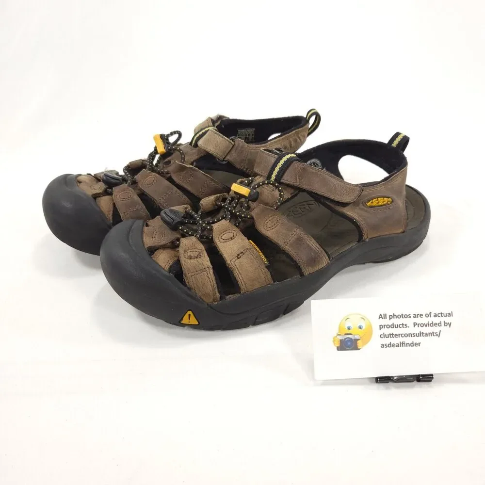 Keen Newport Adjustable Outdoor Drawstring Sandal Mens Size 6 1009996 Brown